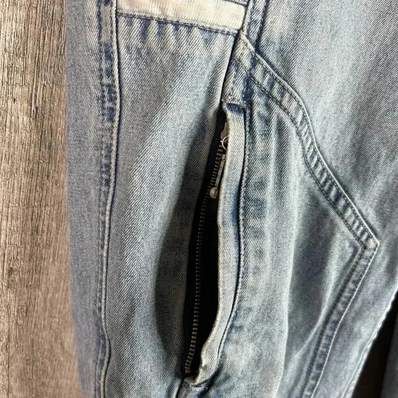 Levis Sport Jeans Vintage 90s Jogger Knee Pockets Elastic Waist Sz 27 - Picture 8 of 12